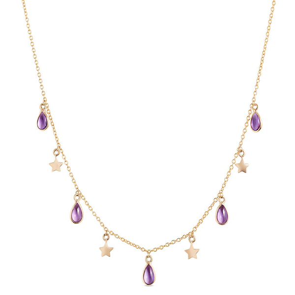 Lisa Bridge amethyst necklace