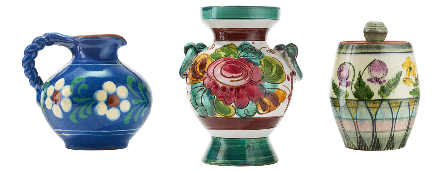 Marlo Laz antique ceramic vases