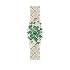 Piaget high jewelry emerald watch nouvelle version