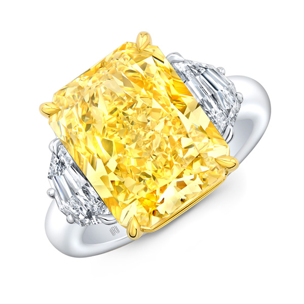 Rahaminov yellow diamond ring