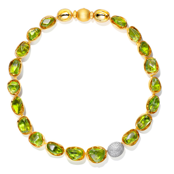 Sunchin peridot necklace