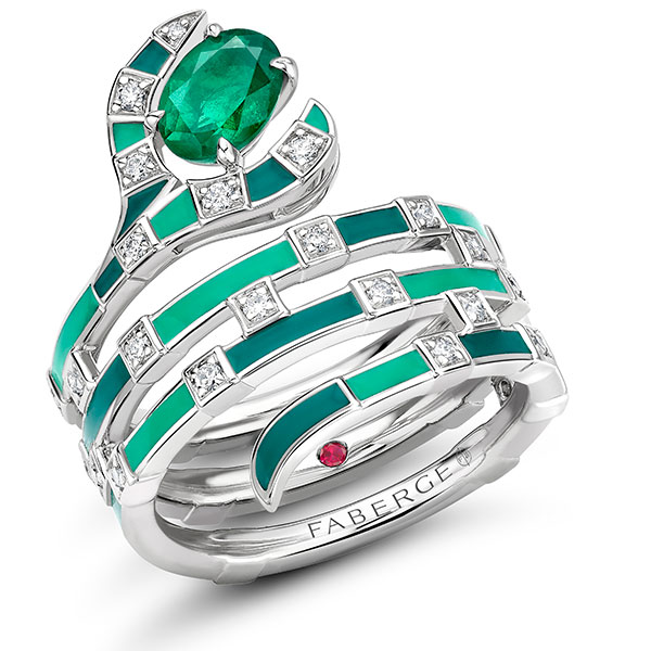 Beetlejuice emerald ring