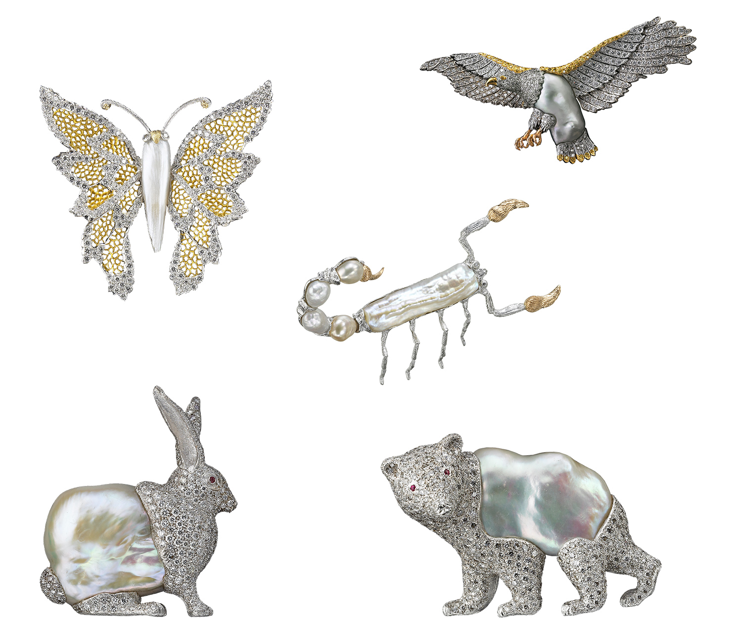 Buccellati brooches