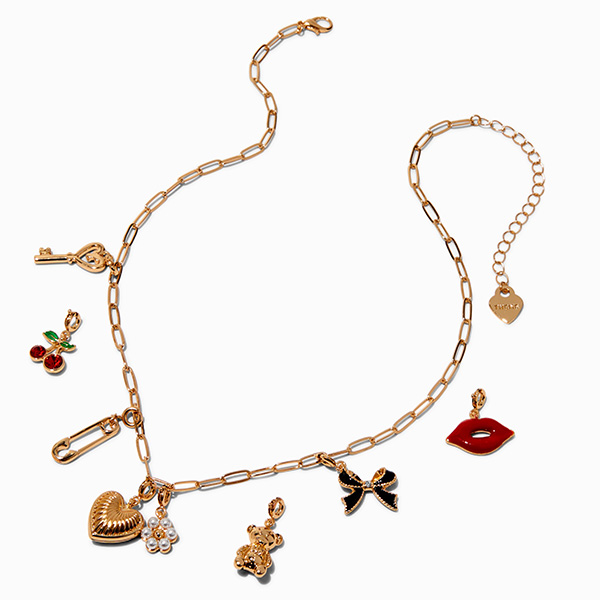 Claires Theme Charm Necklace