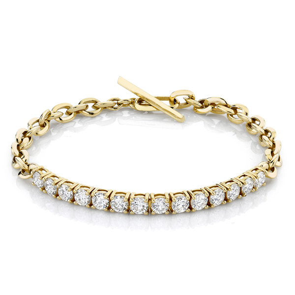 Lizzie Mandler tennis link bracelet