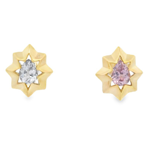 Olivve spinel Starburst studs