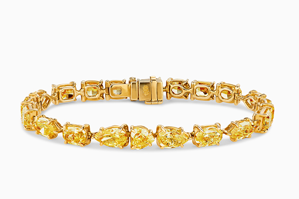 Saks high jewelry yellow diamond bracelet