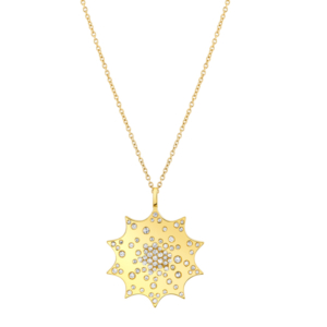 Sylvie open sun necklace