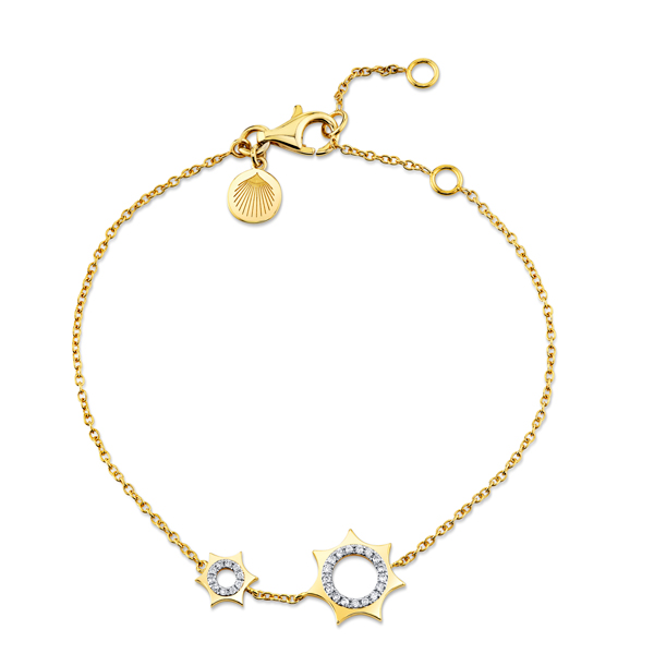 Sylvie spaced sun bracelet