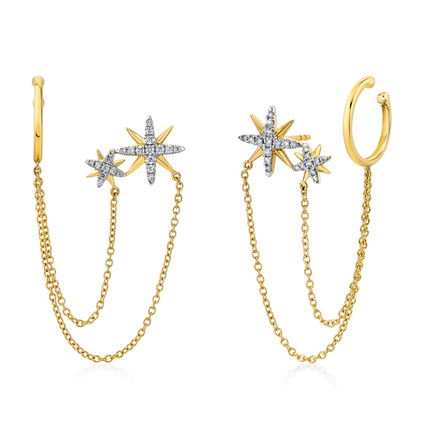 Sylvie sun burst ear cuff