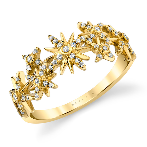 Sylvie sun bursts ring