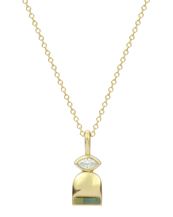 Avery Lee Fairmined gold pendant