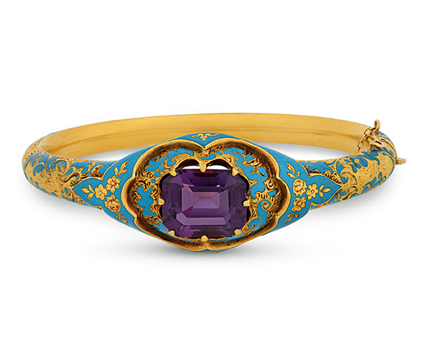 Elizabeth Taylor Victorian Amethyst Bracelet