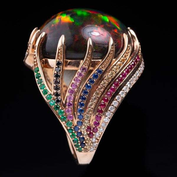 Heard Gallery opal ring