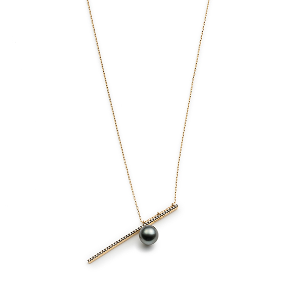 Hirotaka Drosera long bar necklace