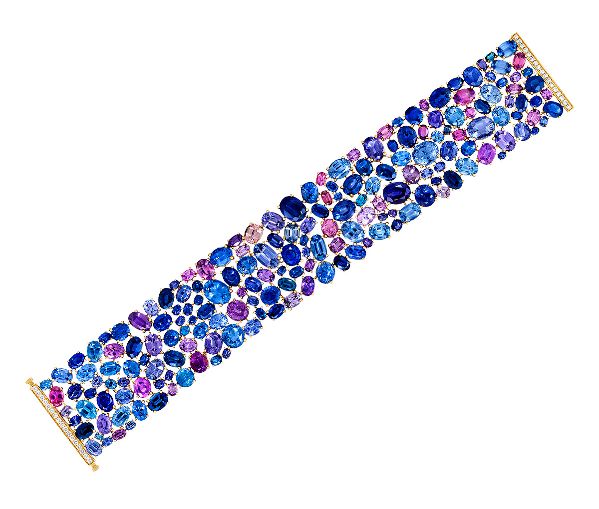 JCA 2024 Crevoshay twilight romance ceylon sapphire bracelet