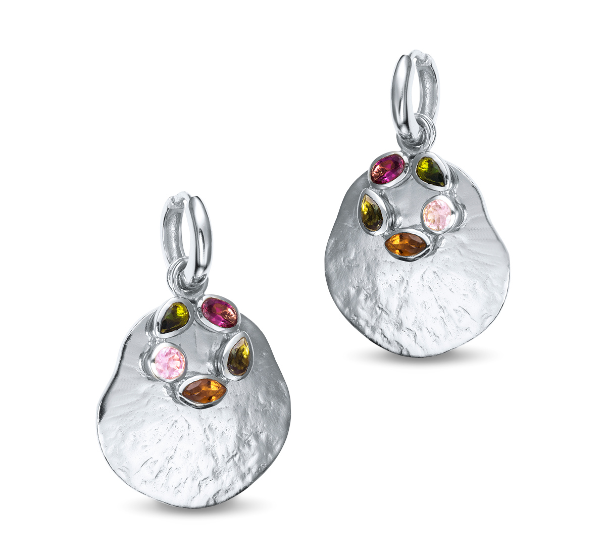 JCA 2024 Jorge Revilla morning collection silver tourmaline earrings