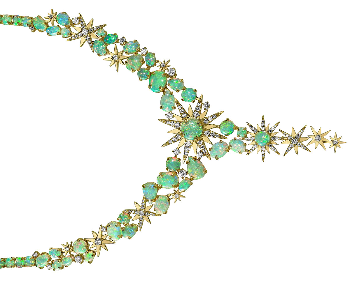 JCA 2024 Parle celestial australian opal necklace