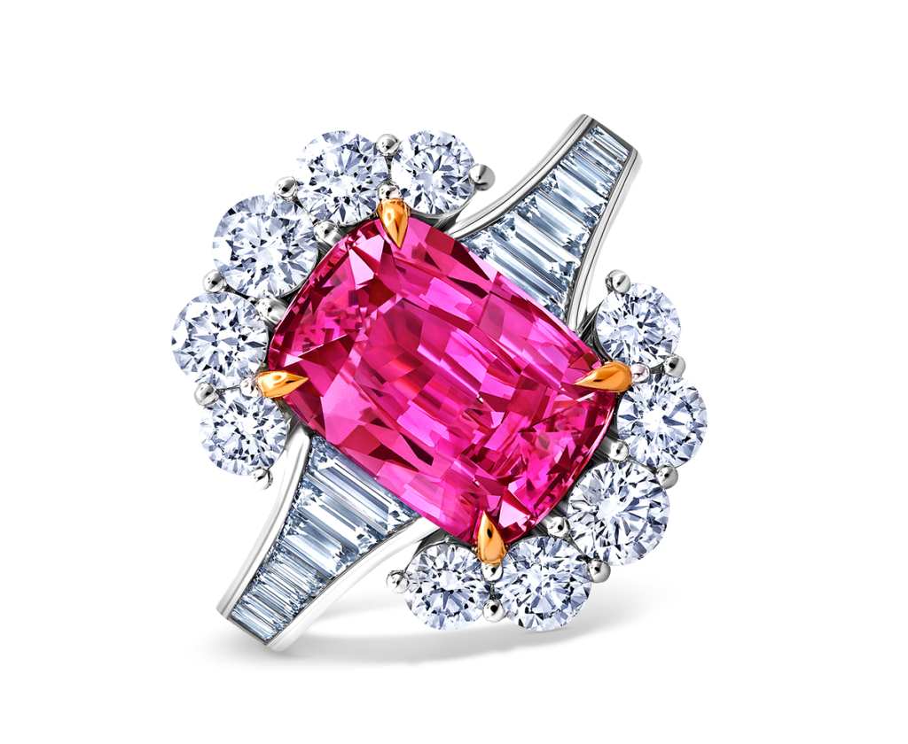 JCA 2024 Pompos pink sapphire ring