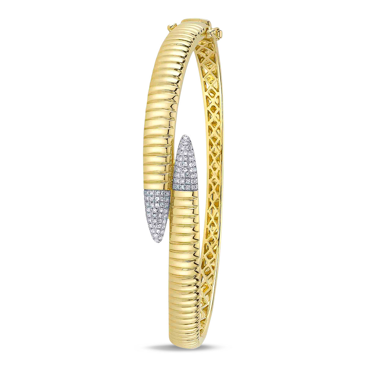 JCA 2024 Shy diamond serpent tail bangle