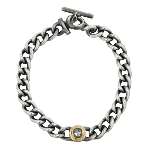 Rene Escobar diamond link bracelet