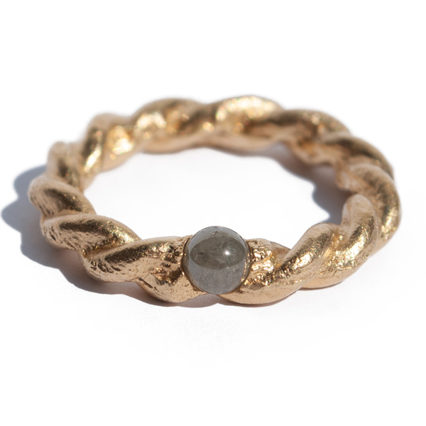 Stone Everett Twist ring