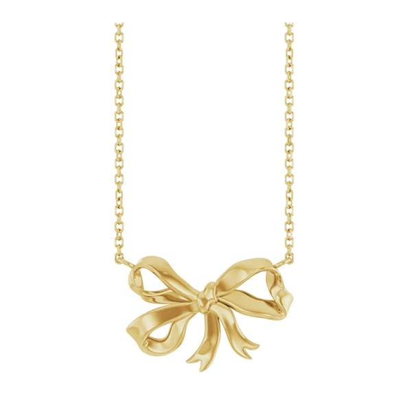 Stuller bow necklace