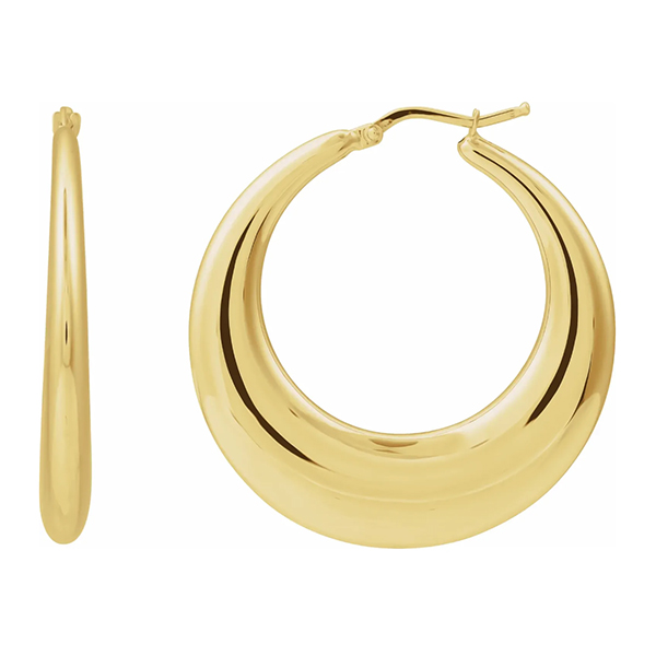 Stuller gold hoops