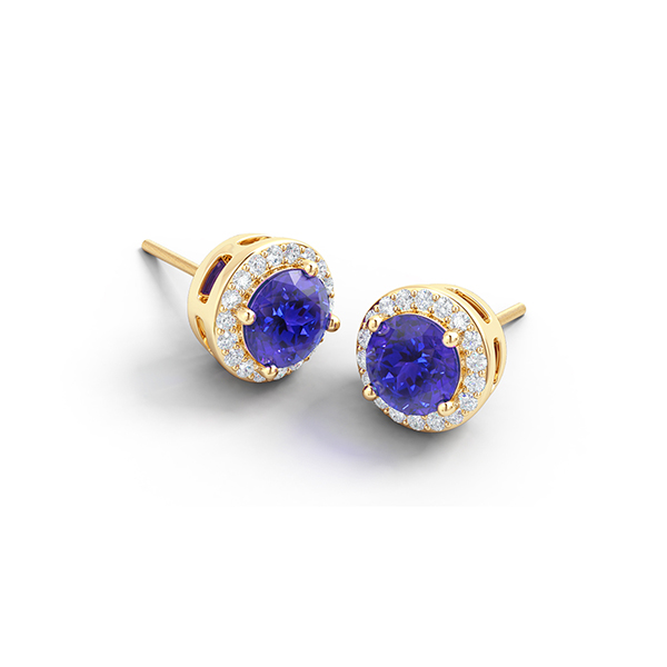 Tanzanite earrings Angara