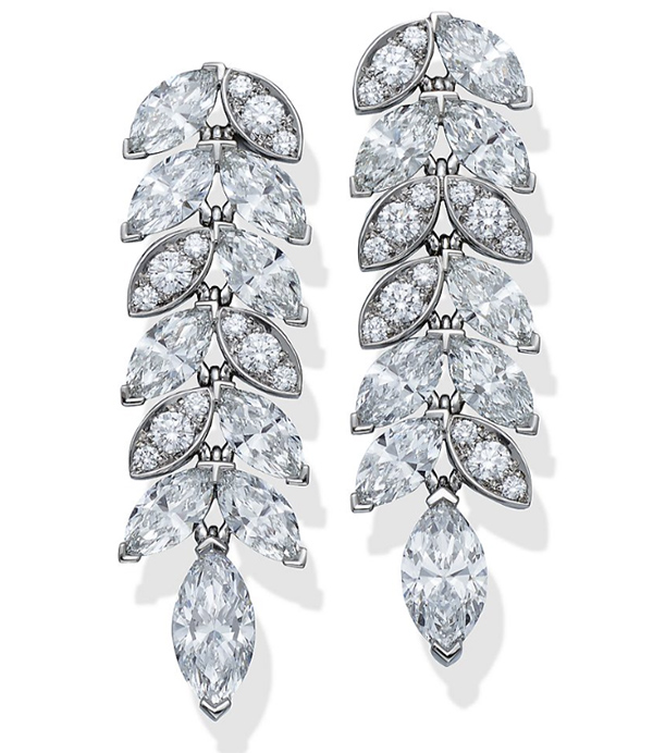 Tiffany diamond earrings