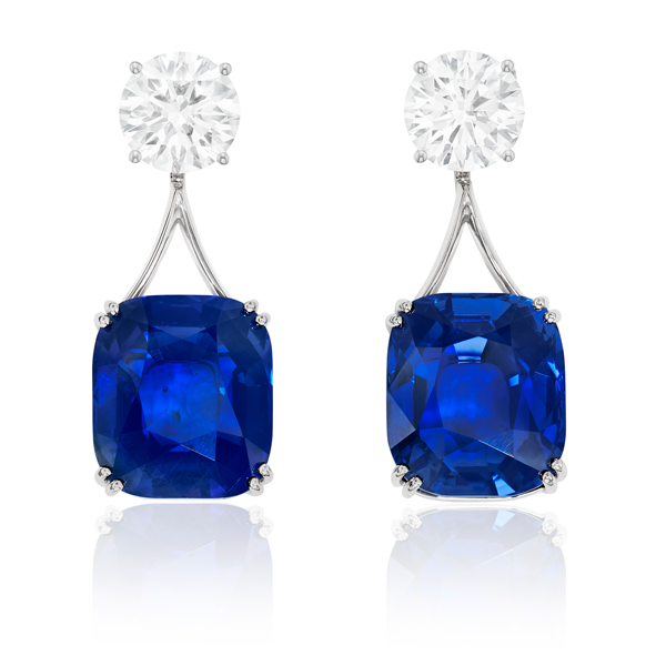 sapphire earrings