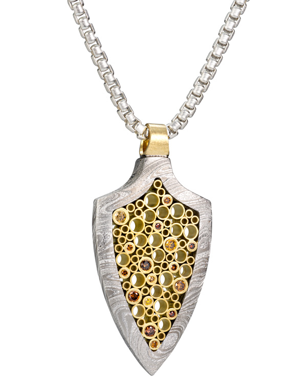 Chris Ploof Belle Brooke Autumn arrow pendant