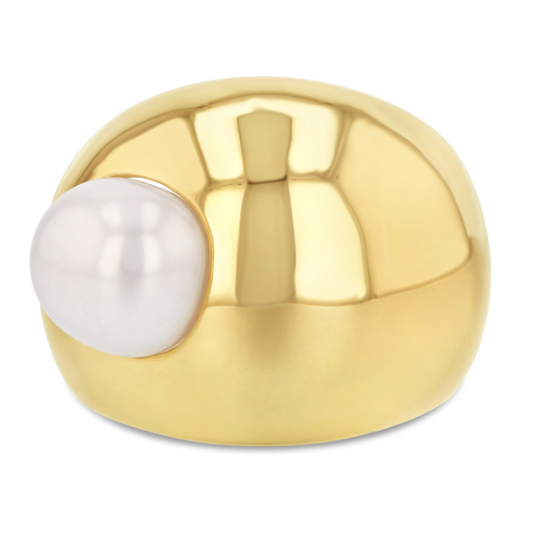 Grace Lee pearl Globe ring