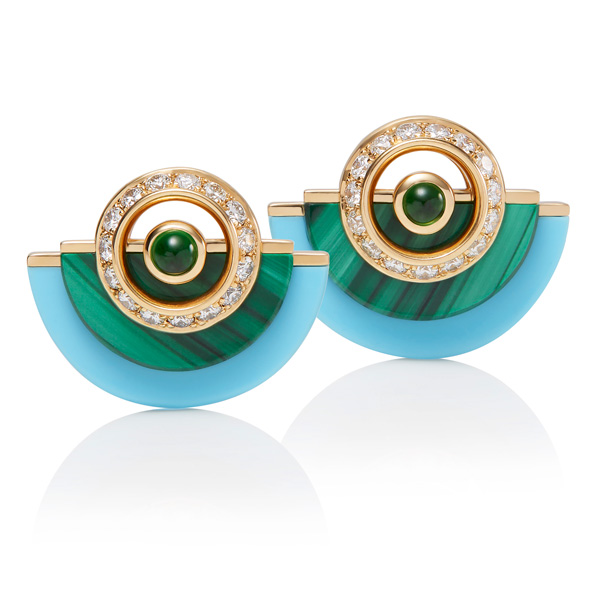 Kia Schwann Disc earrings