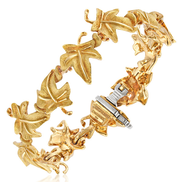 Lauren De Young Tiffany leaves bracelet