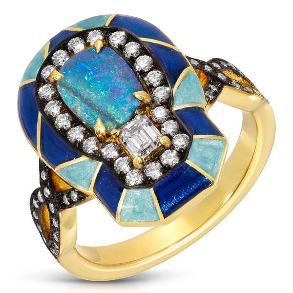 Lord Jewelry Wonderland opal ring