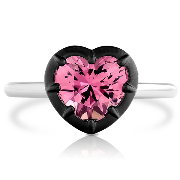 Nicole Rose pink tourmaline ring