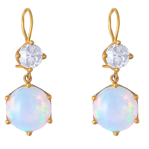 Sylva Cie opal earings