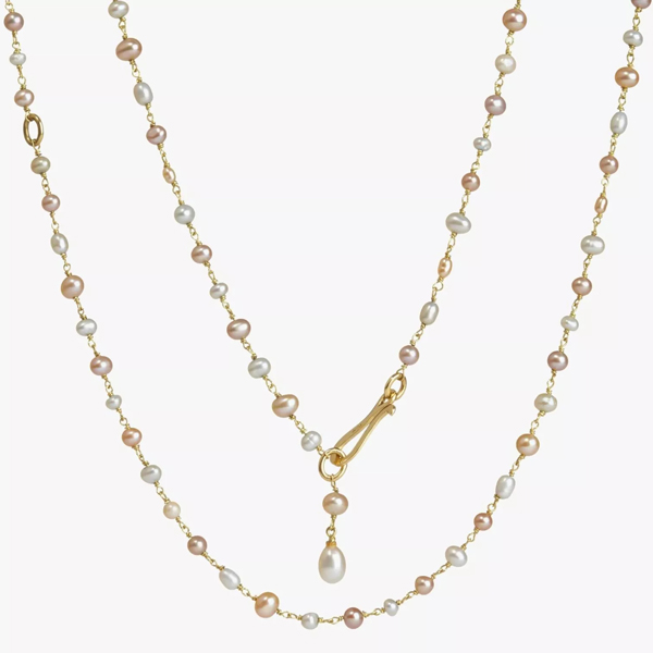 Annoushka seed pearl long chain