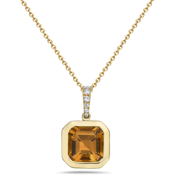 Bassali citrine pendant