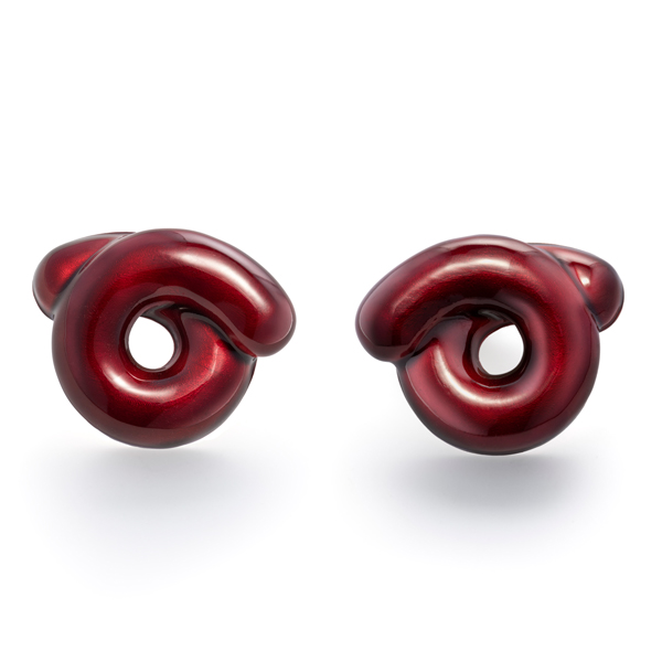 Bea Bongiasca oxblood earrings