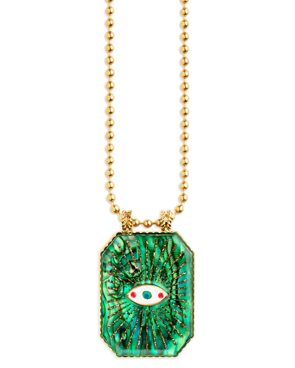 Marie Lichtenberg Verte scapular necklace