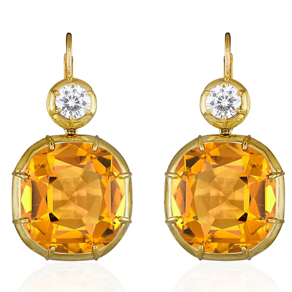 Mindi Mond imperial citrine earrings