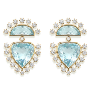 Robinson Pelham blue topaz Daystar earrings