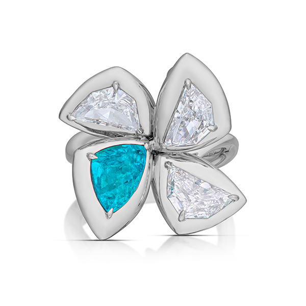 Spectrum Classical 1st paraiba diamond ring