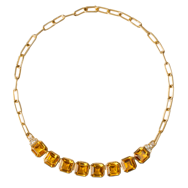 Stone Fine Jewelry citrine necklace