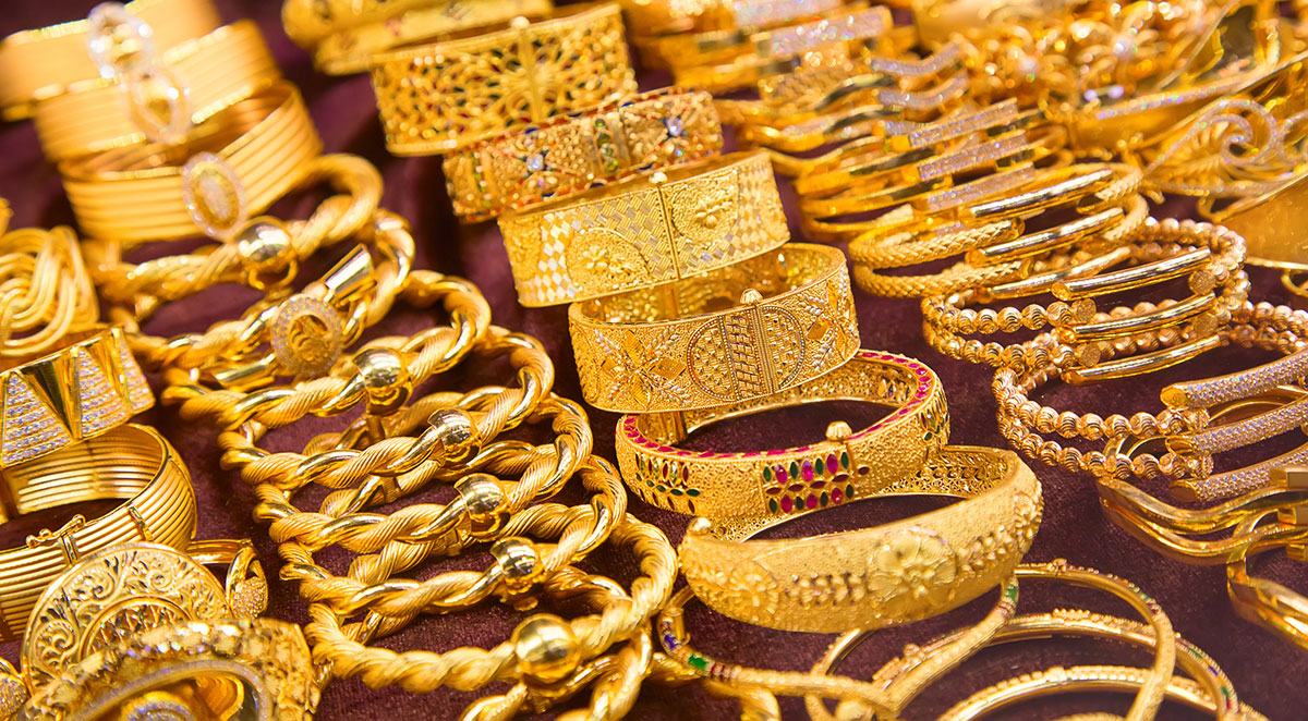 Getty Images gold at Dubai souk