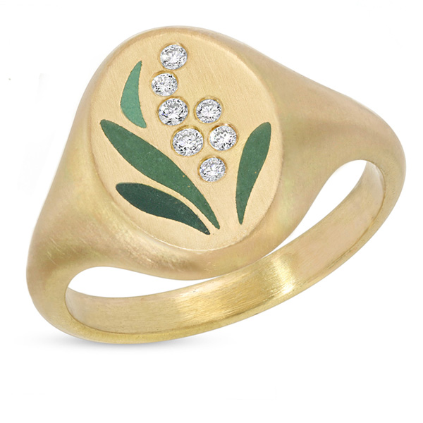 Gwen Barba Lily of the Valley ring