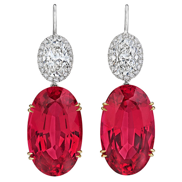 Harry Winston spinel earrings