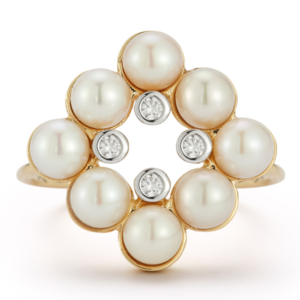 Mateo pearl Dot ring